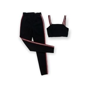 Urban Outfitters Black Two Piece Set, Size XS/S